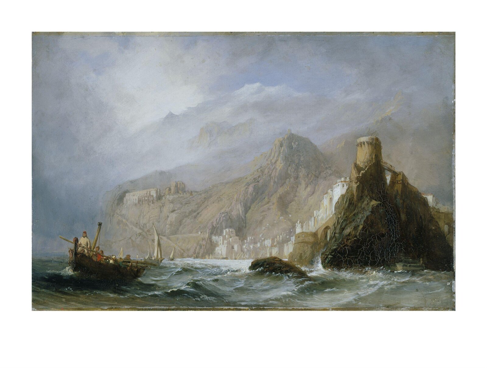A Rocky Bay, Clarkson Stanfield, ca. 1839