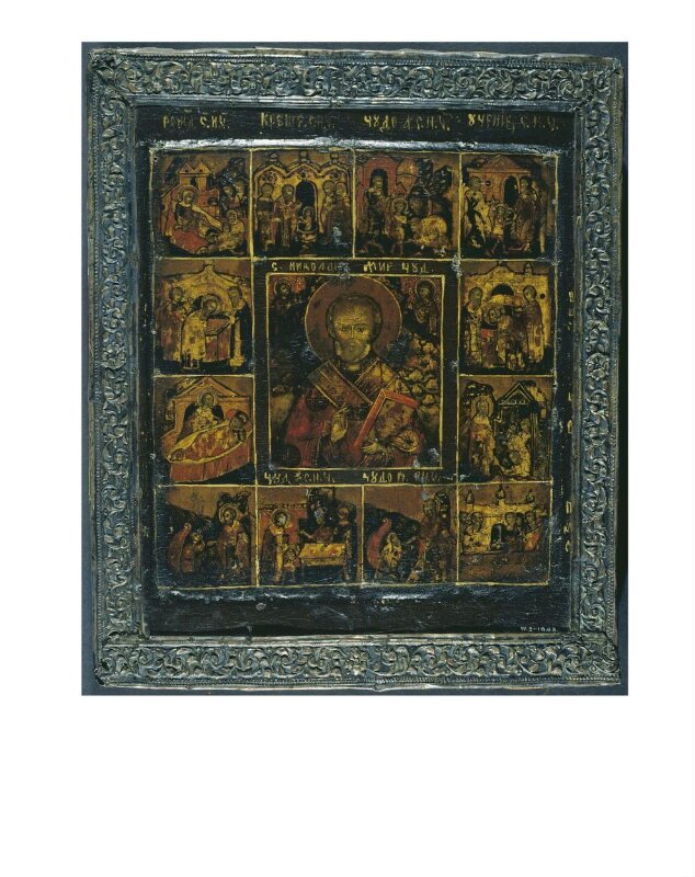 St Nicholas with 12 Scenes Representing his Life