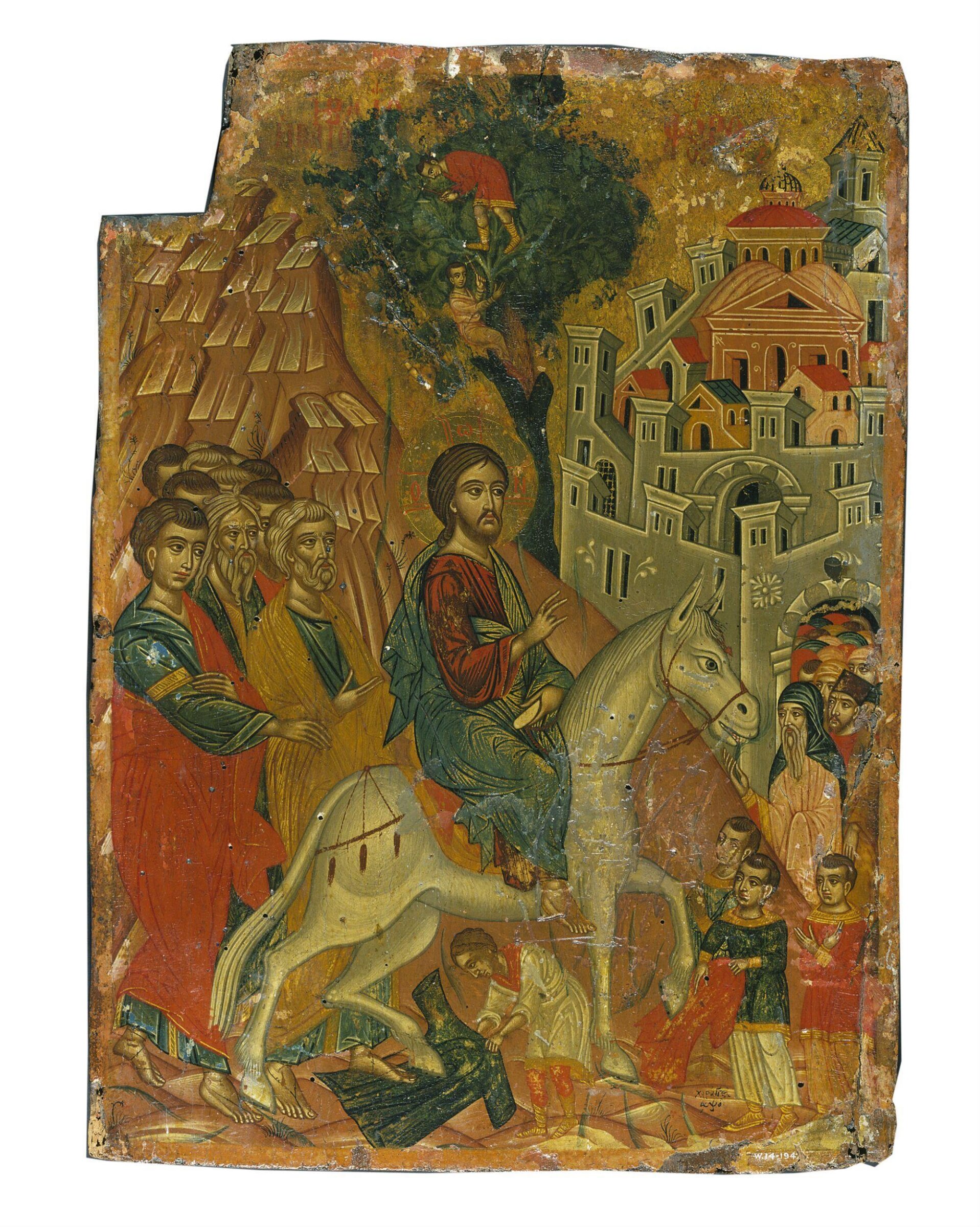 The Entry into Jerusalem, Angelos Anagnostou, 1704