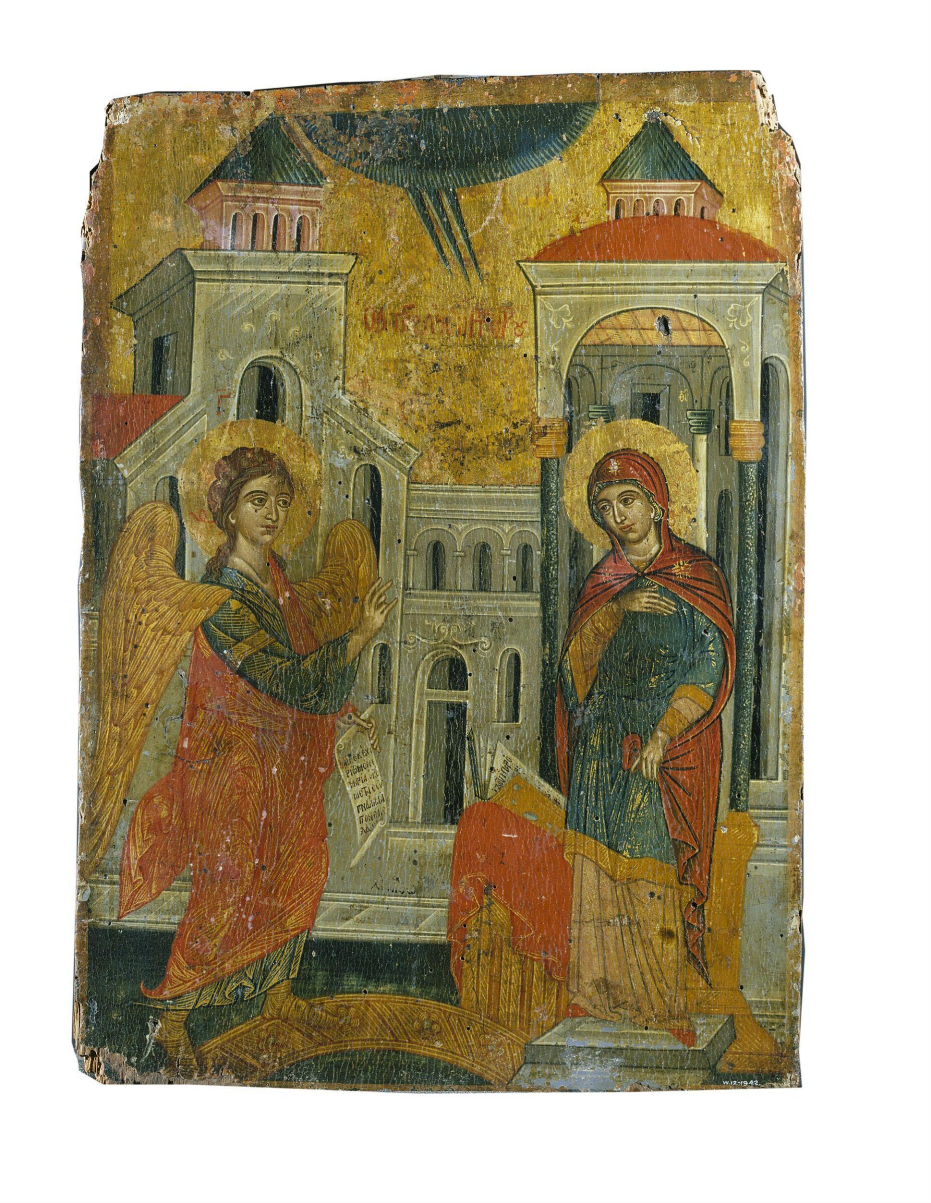 The Annunciation, Angelos Anagnostou, About 1704