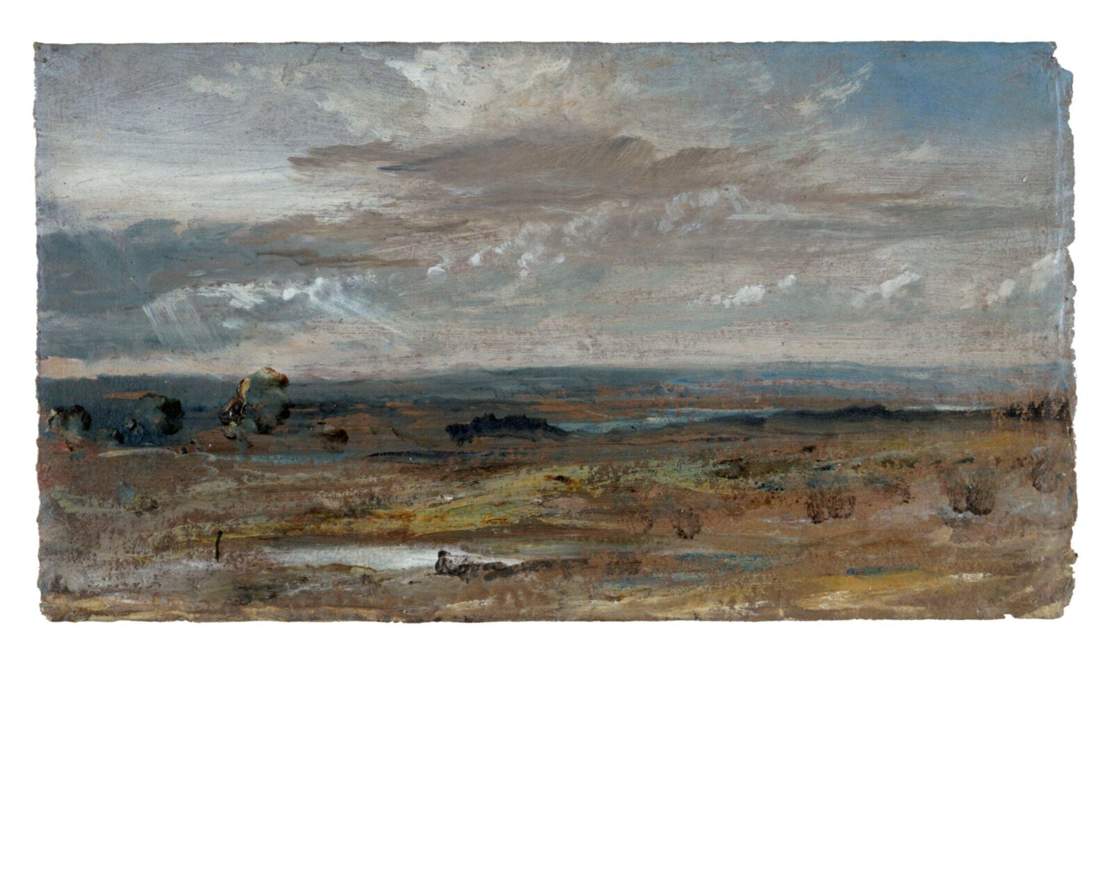 A View at Hampstead: Evening, John Constable, 31/07/1822