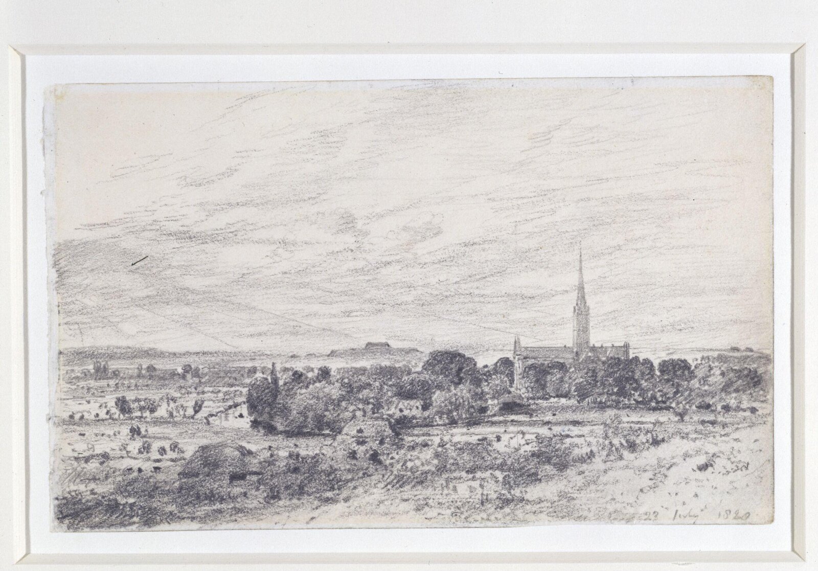 Salisbury from the south, Constable, 1820