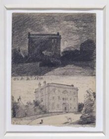 John Constable, The house of Mr. Golding Constable at East Bergholt (the artist's birth place). thumbnail 1