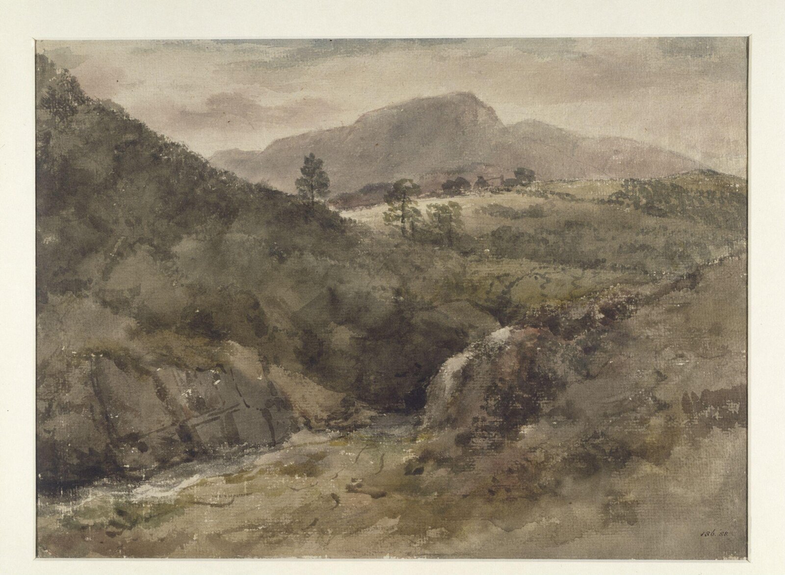 View in the Lake District, John Constable, 1806