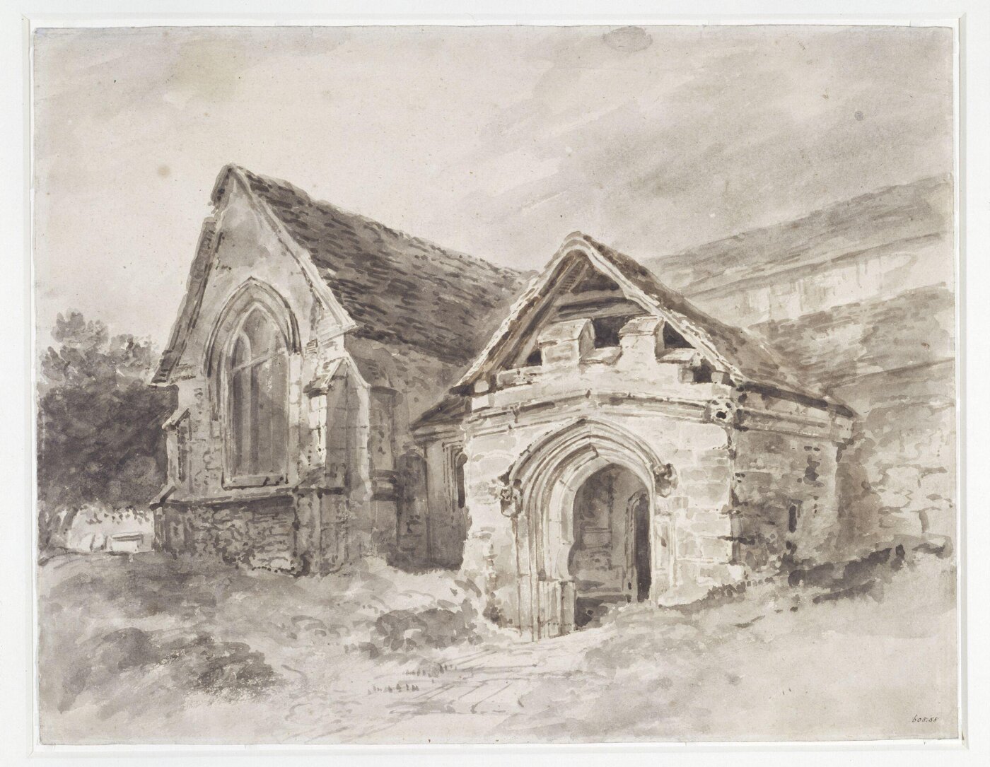 John Constable, Porch and transept of a church