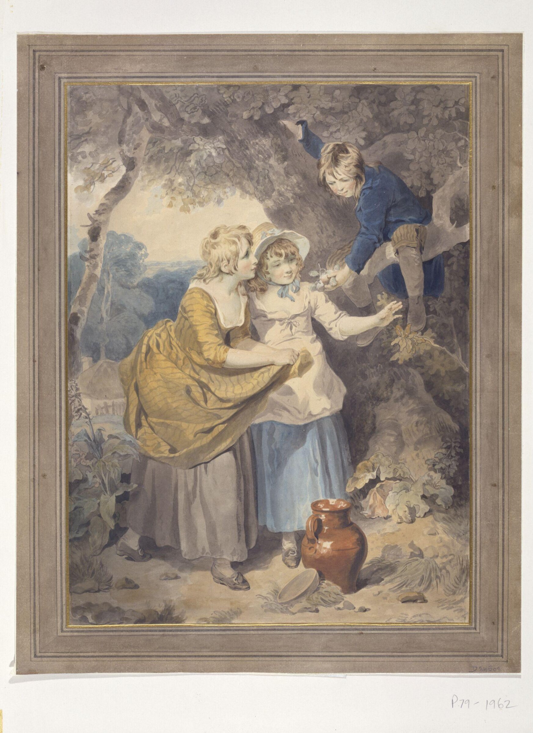 Watercolour, Francis Wheatley, late 18th century