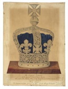 Design of King George IV Coronation Crown thumbnail 1