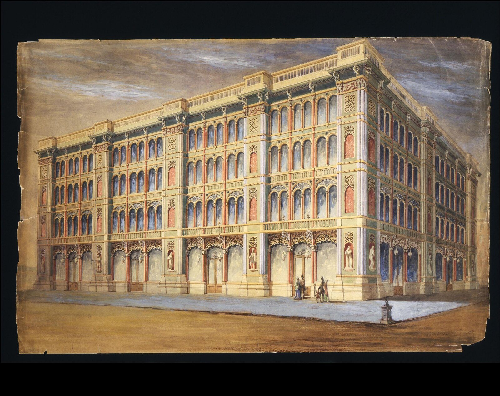 Drawing, John Burley Waring