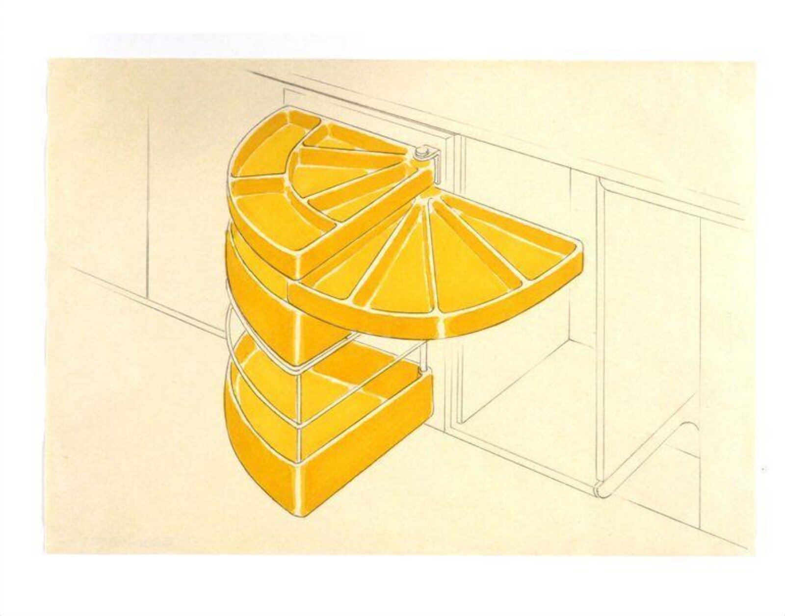 Drawing, Poggenpohl, 1974