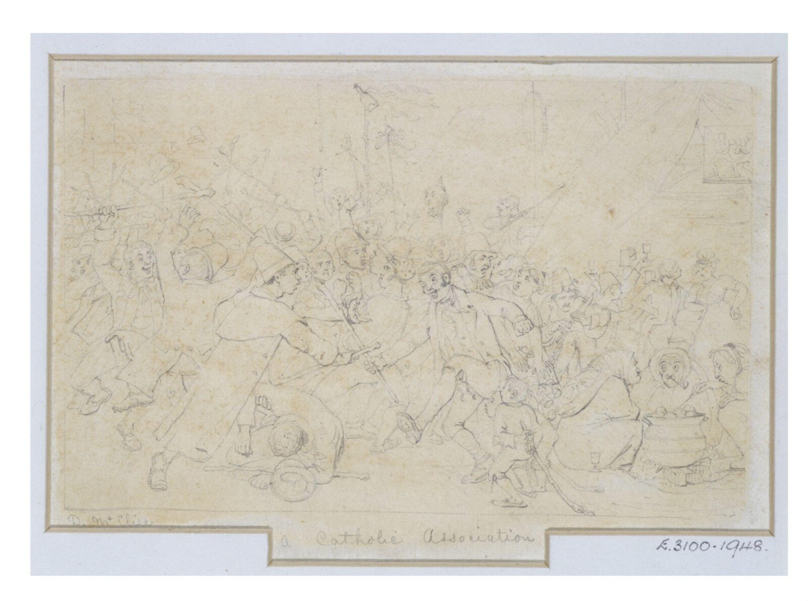 A Catholic Association, Daniel Maclise, 1806 - 1870