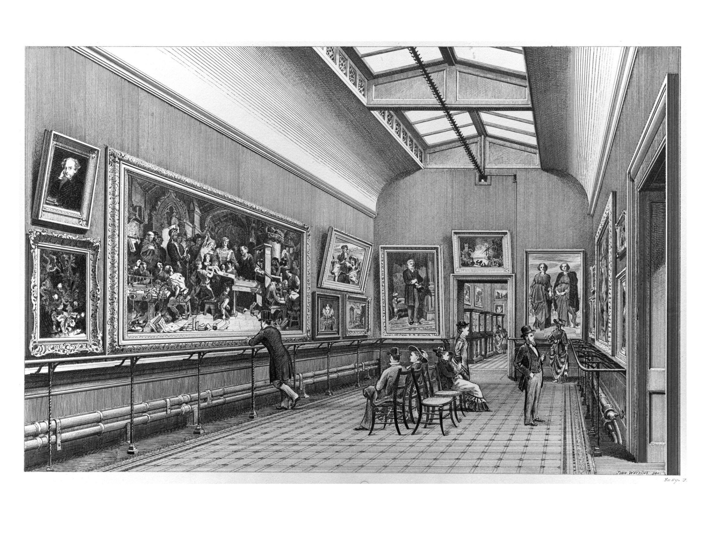 South Kensington Museum. Picture Galleries (originally occupied by the Sheepshanks Collection), John Watkins