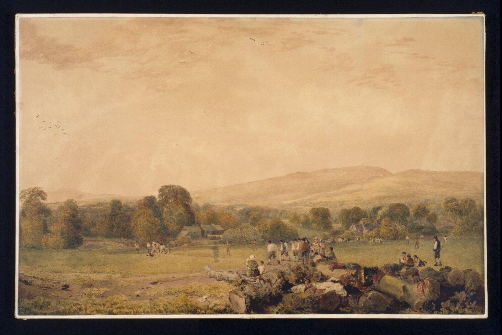 The Cricketers, De Wint, ca. 1815