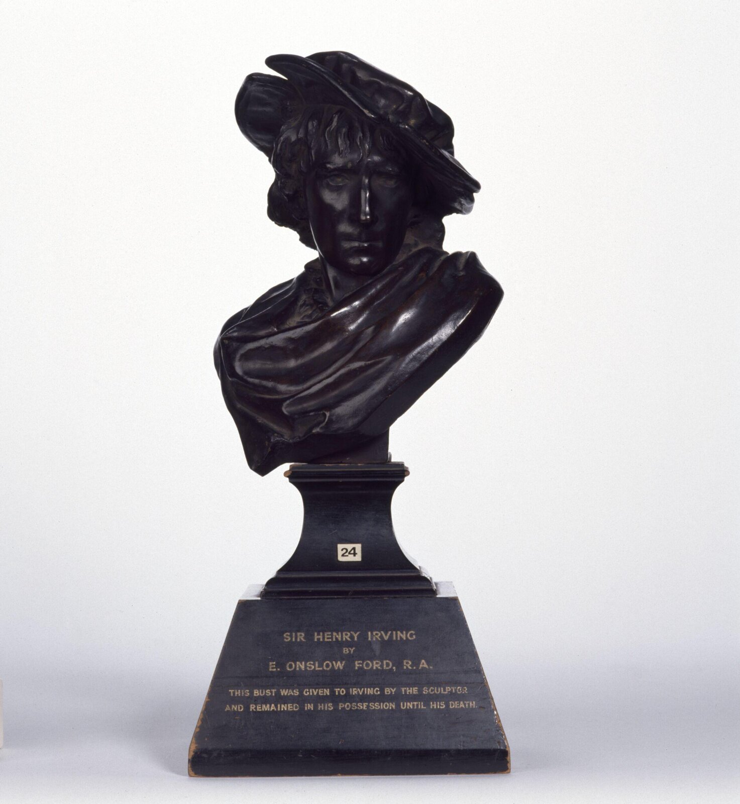 Henry Irving as Hamlet, Edward Onslow Ford, ca.1874