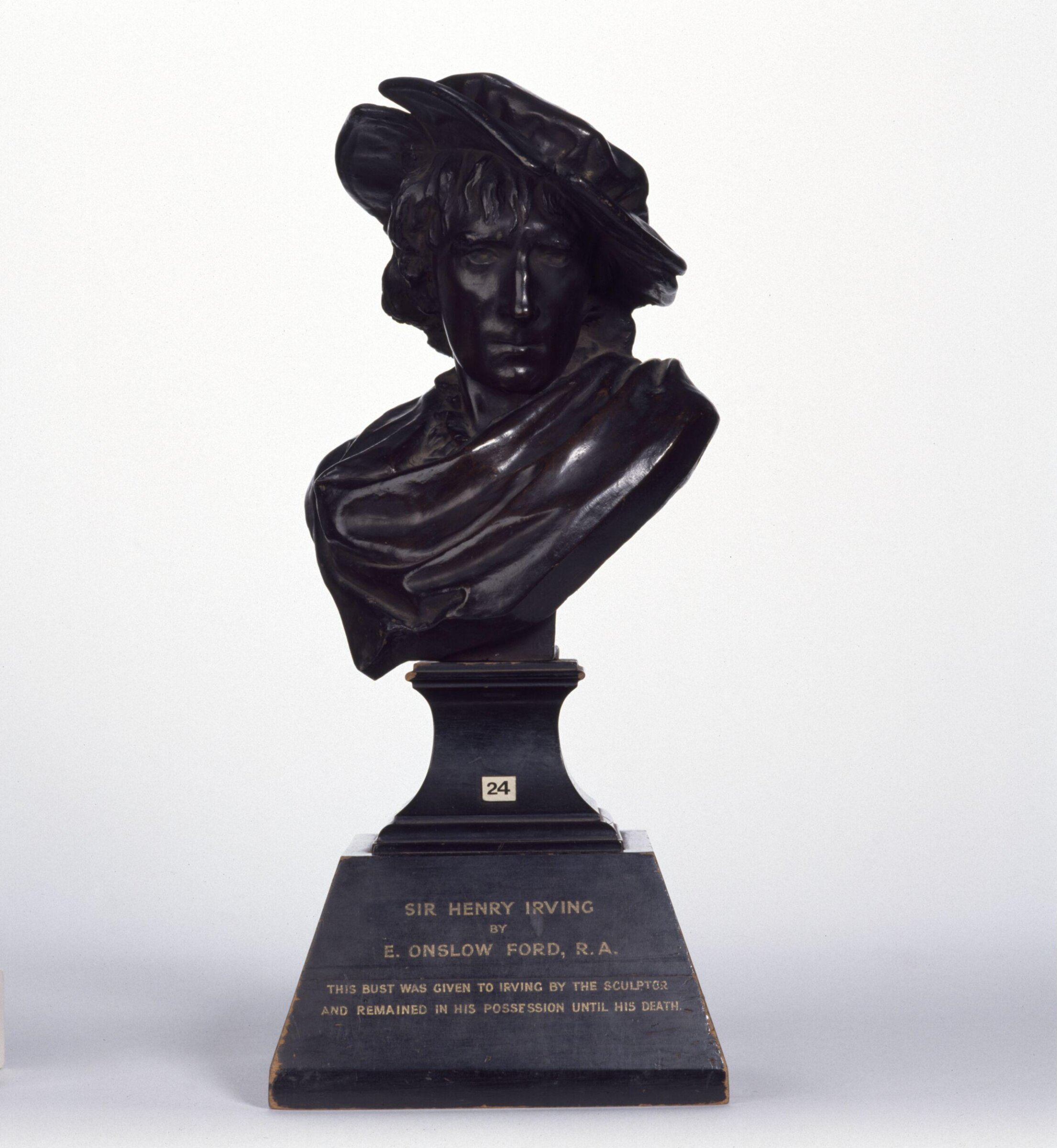 Henry Irving as Hamlet, Edward Onslow Ford, ca.1874