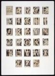 Design for tailpiece of an alphabet for tiles in the South Kensington Museum's Centre Refreshment Room and Ceramic Gallery. thumbnail 2