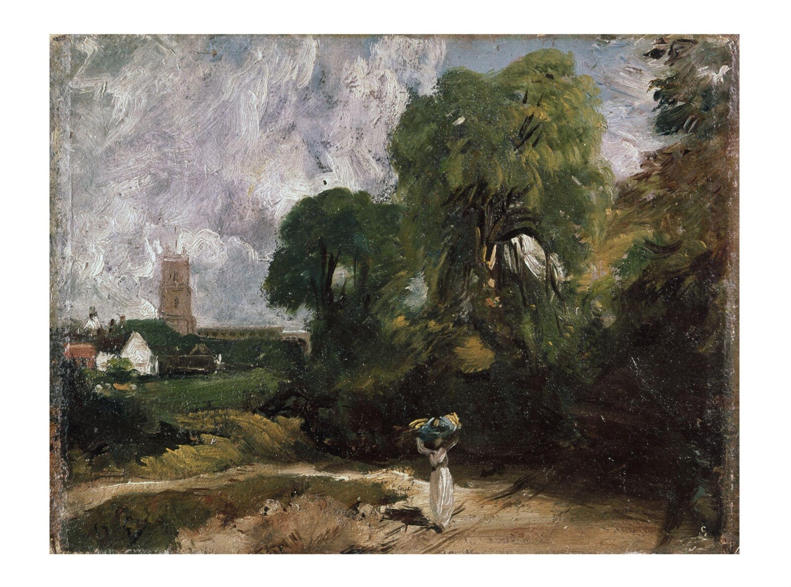 Stoke-by-Nayland, John Constable, ca. 1830