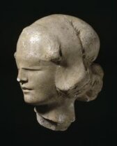 Female head blindfold, perhaps the Old Testament (former title) thumbnail 2