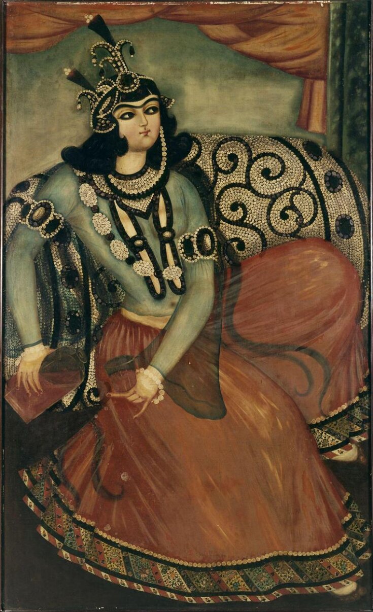 Seated Woman Pouring Wine top image