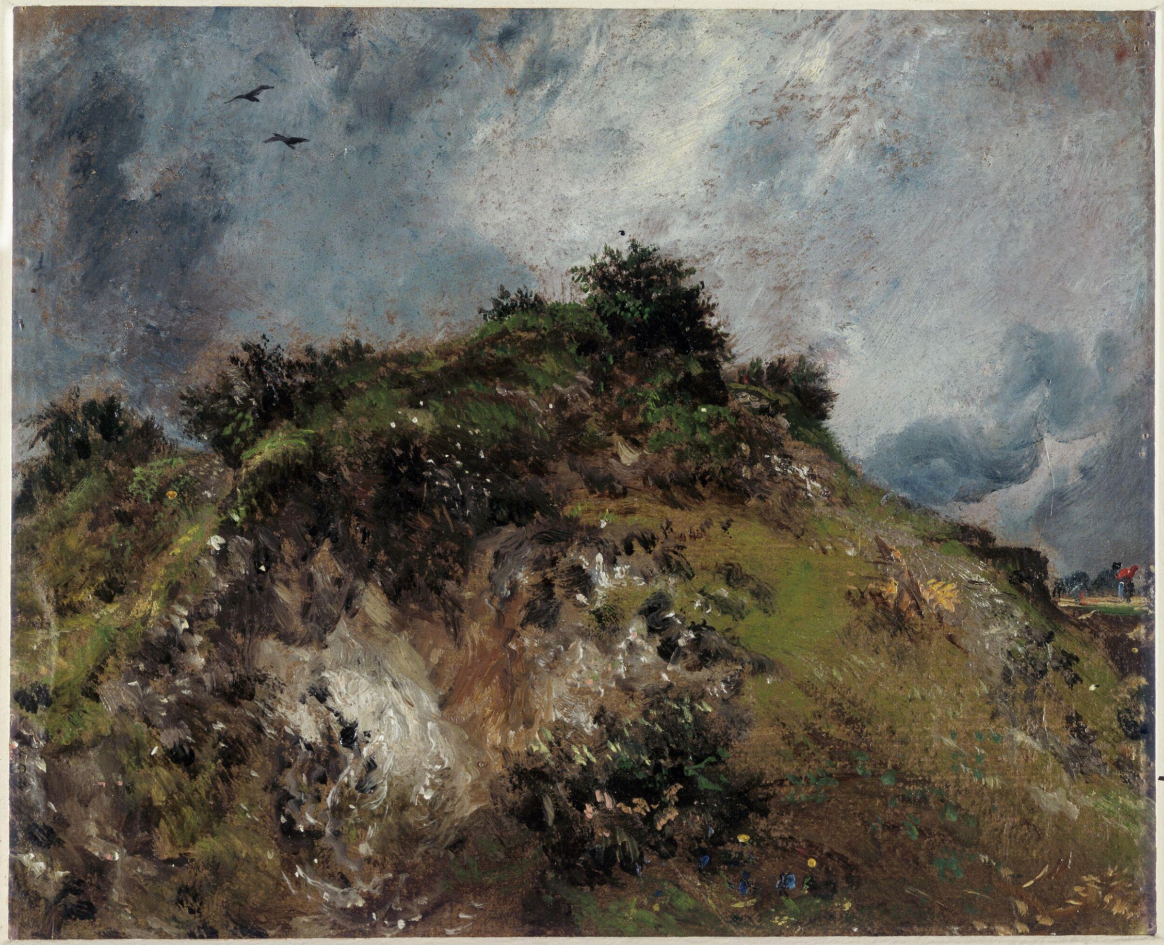A Sandbank at Hampstead Heath, John Constable, 2 November 1821