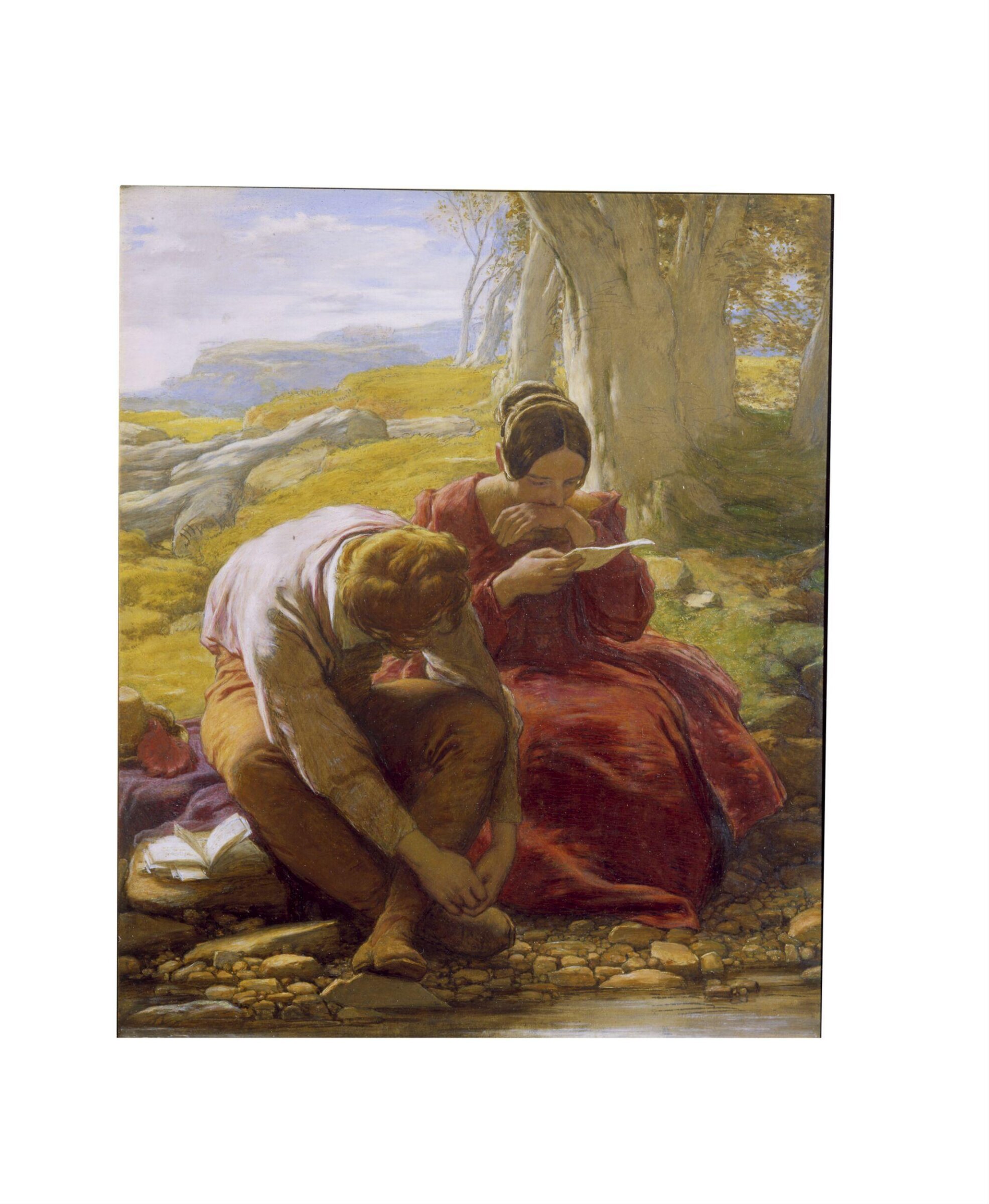 The Sonnet, William Mulready, 1839