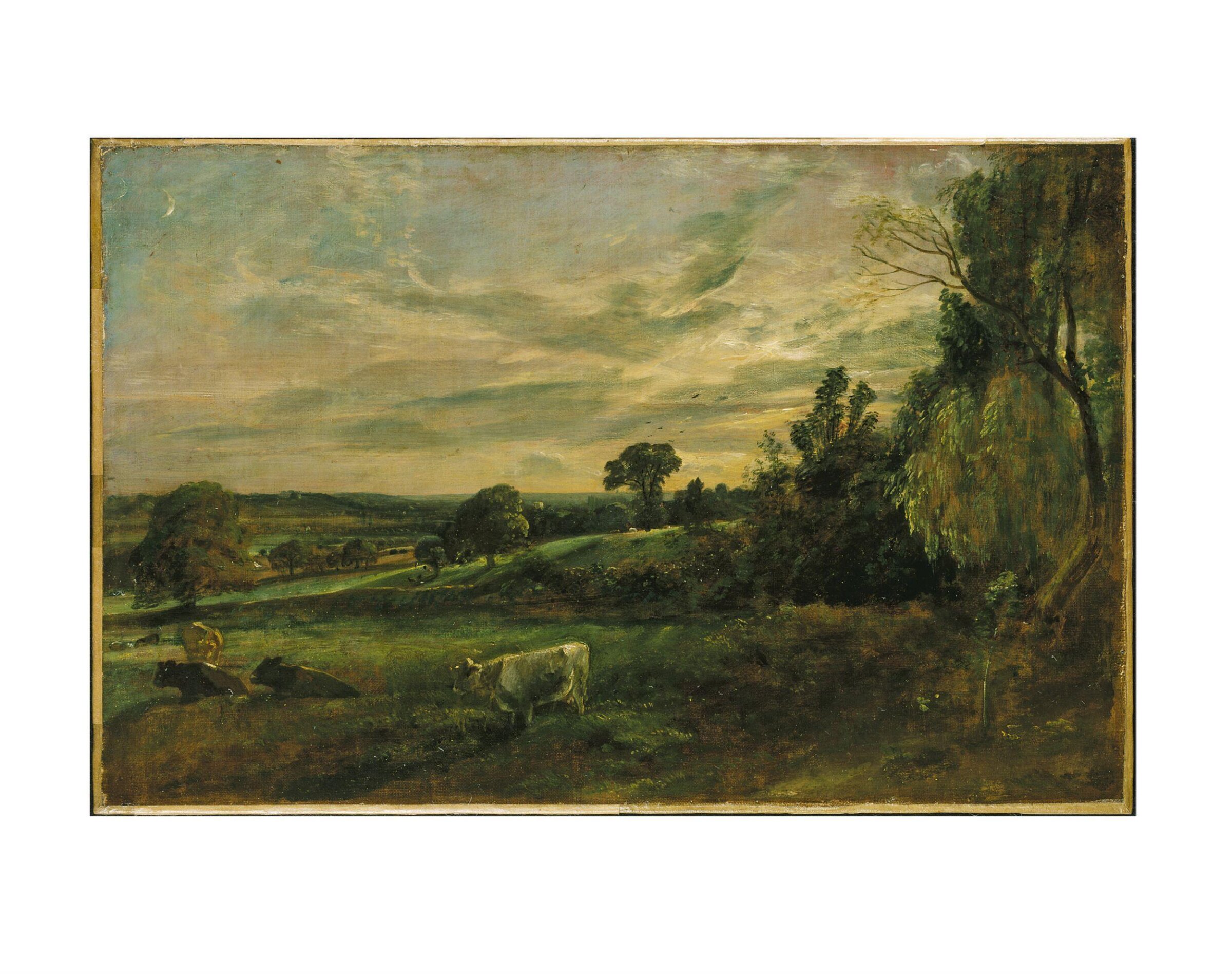 Summer Evening, John Constable, ca. 1811-1812