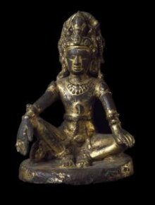 Bodhisattva, probably Maitreya, seated in Royal Ease. thumbnail 1