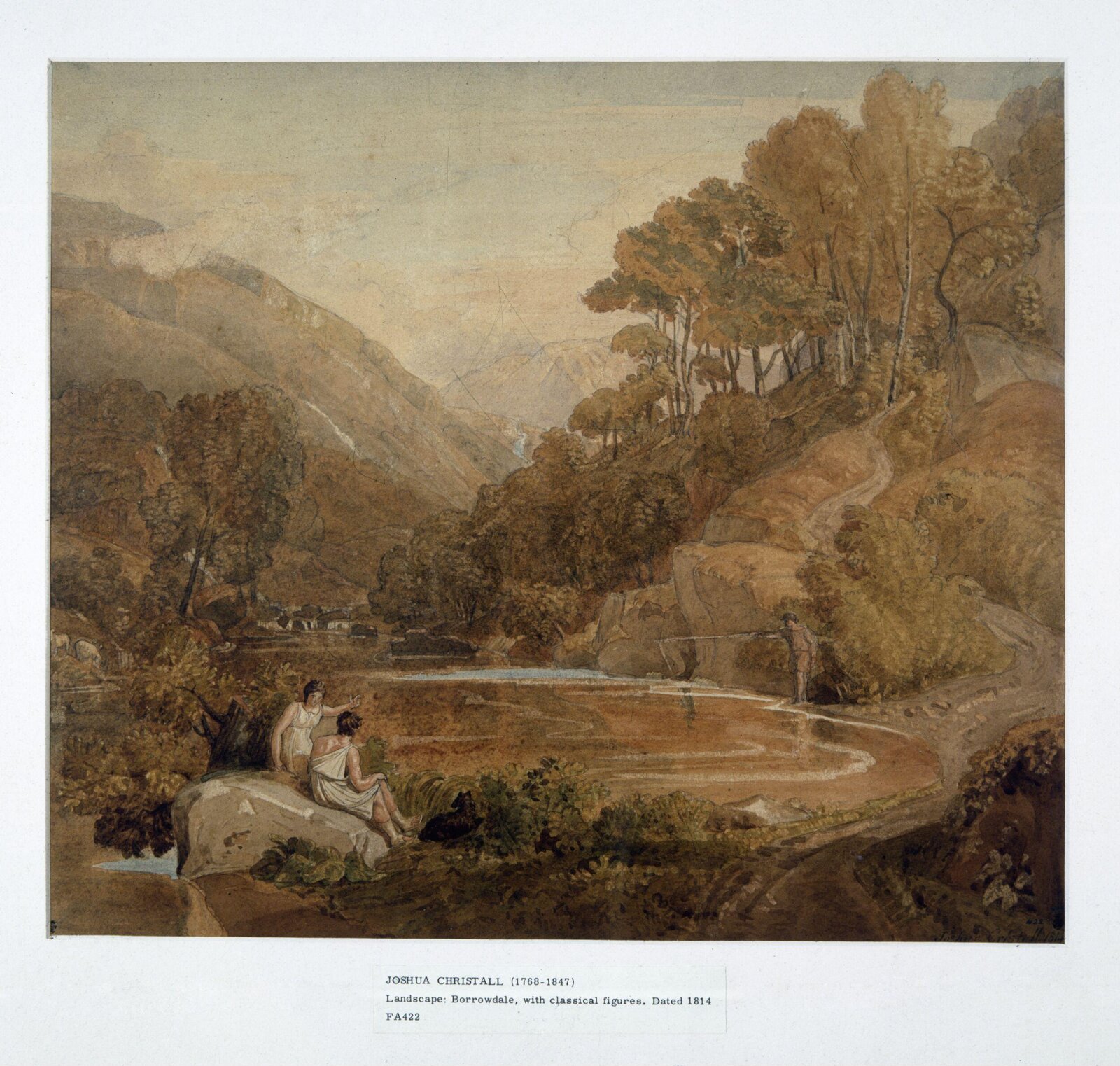 Borrowdale, Cumberland, Joshua Cristall, 1814