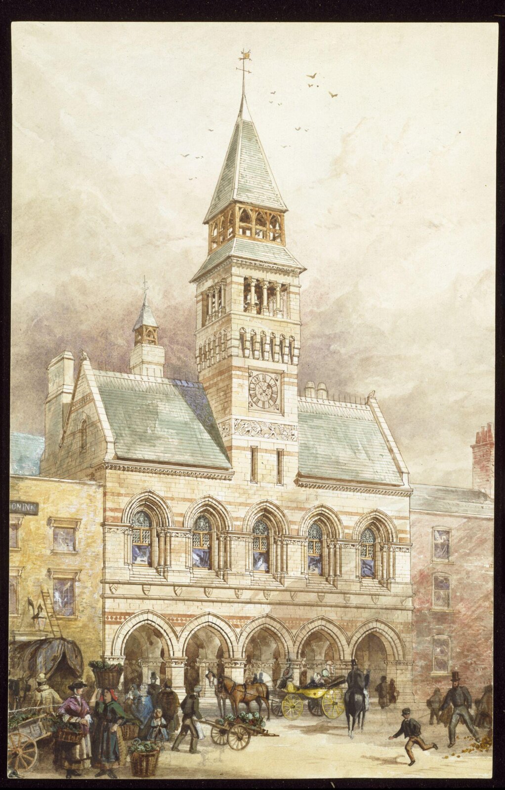Drawing, Edward William Godwin, 1867