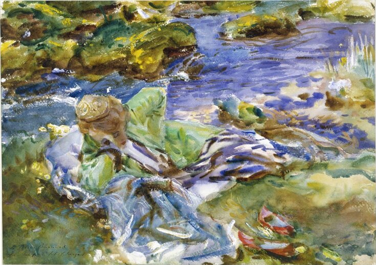 Turkish Woman by a Stream | Sargent, John Singer | V&A Explore The ...