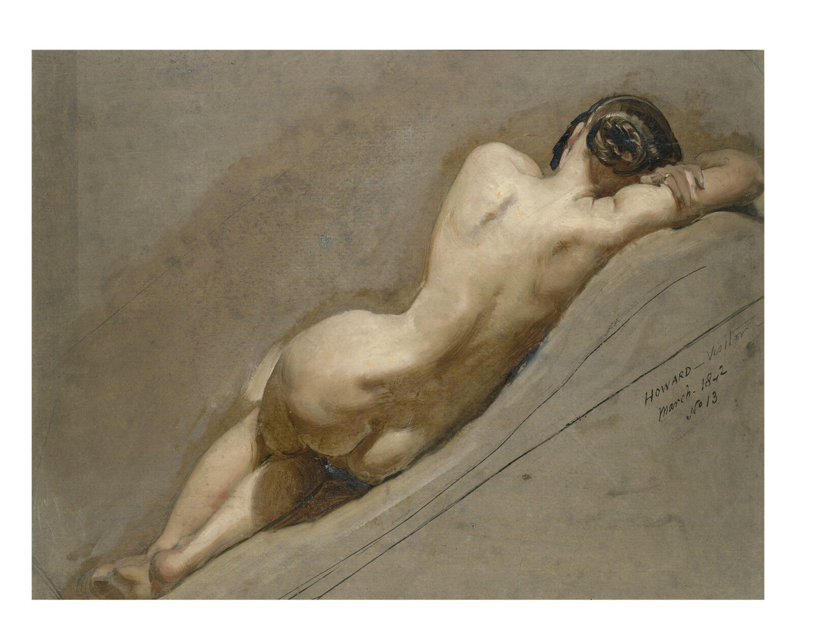 Female Life Study, William Edward Frost, 1842