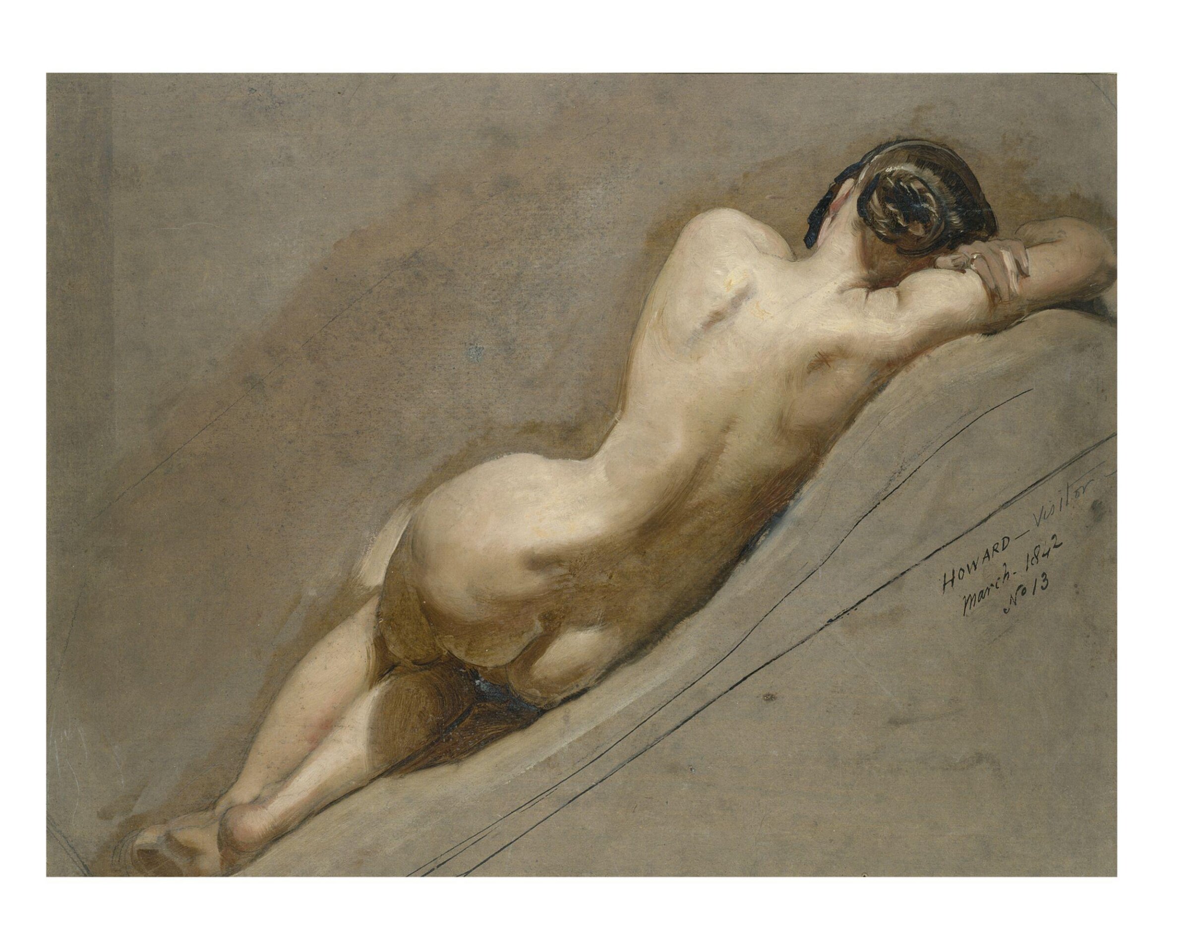 Female Life Study, William Edward Frost, 1842
