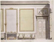 Elevation of a wall in the House of the Duchess de Mazarin thumbnail 1