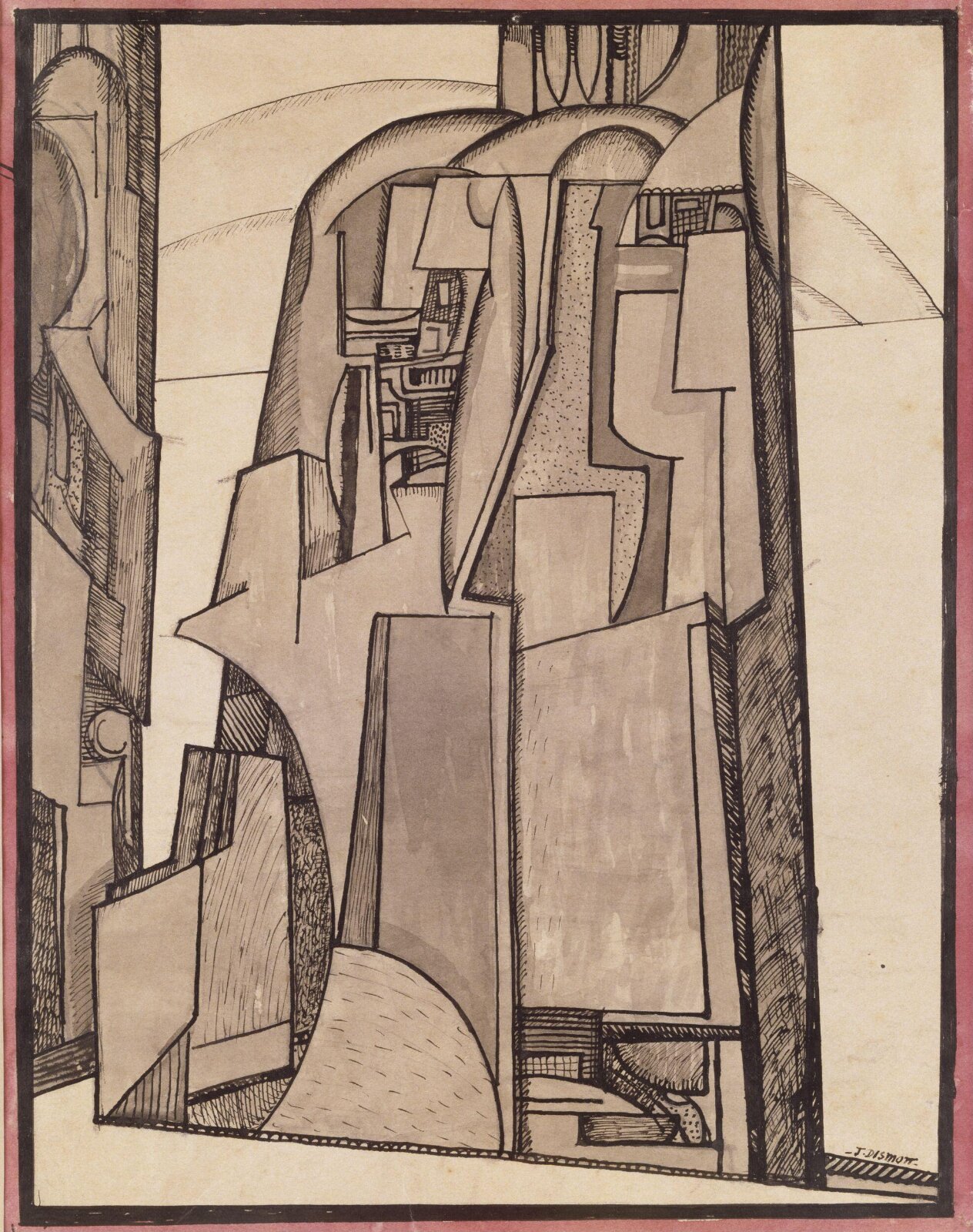 Landscape, Jessica Dismorr, ca. 1914