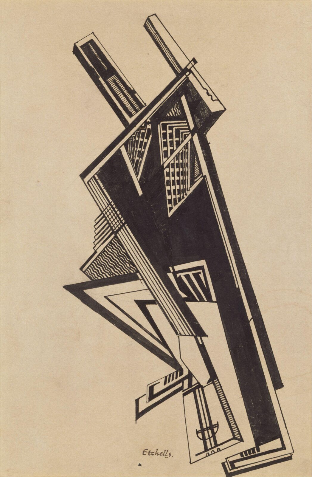 The English Comedian, Frederick Etchells, 1914-15