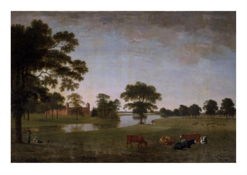View in Osterley Park with two children