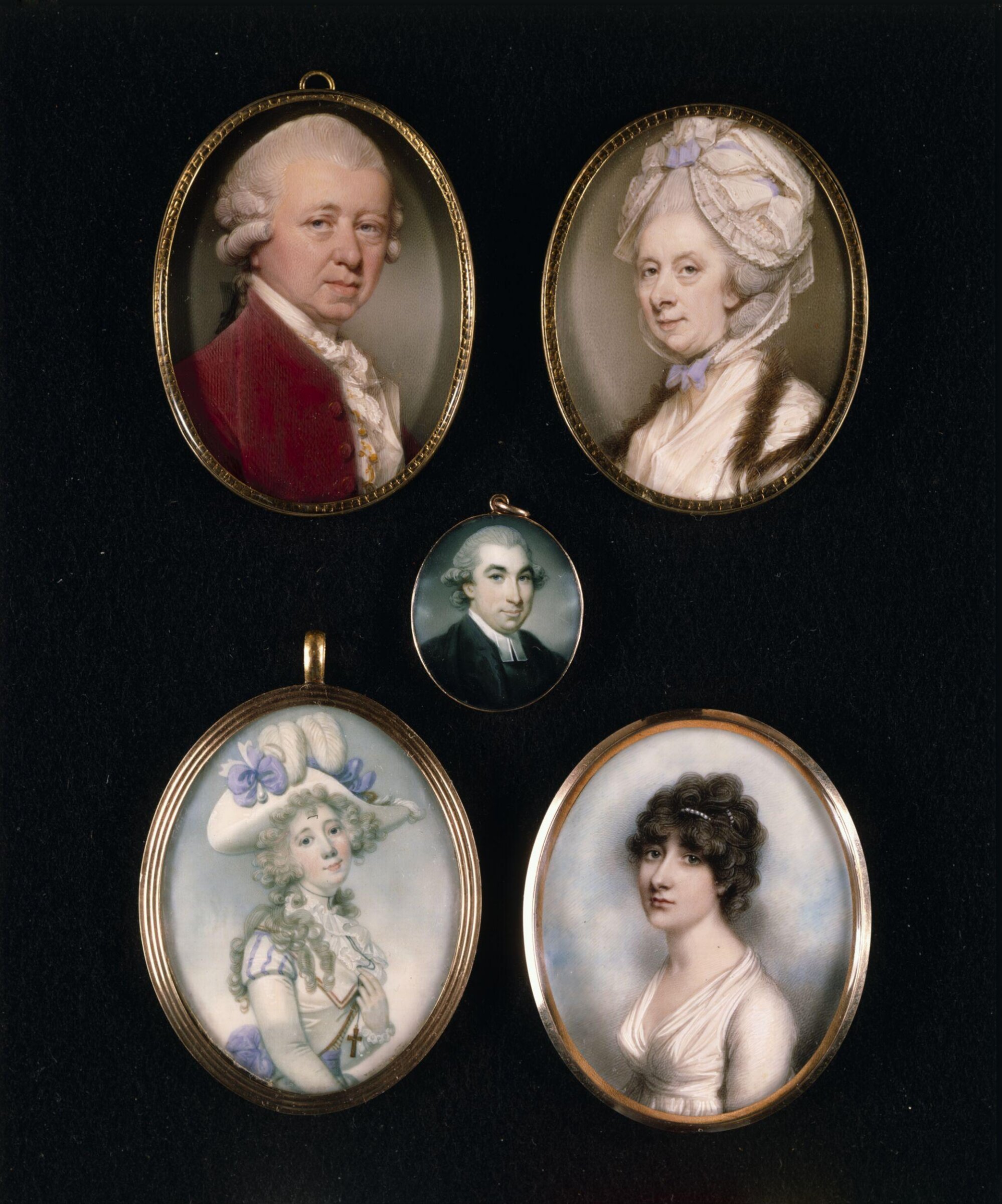 Portrait miniature of an unknown woman wearing a hat, Richard Crosse, ca. 1760-1799
