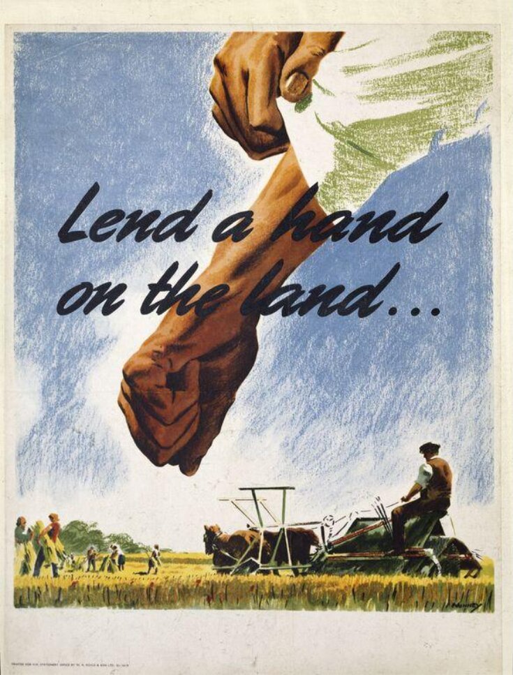 Lend a hand on the land ... top image