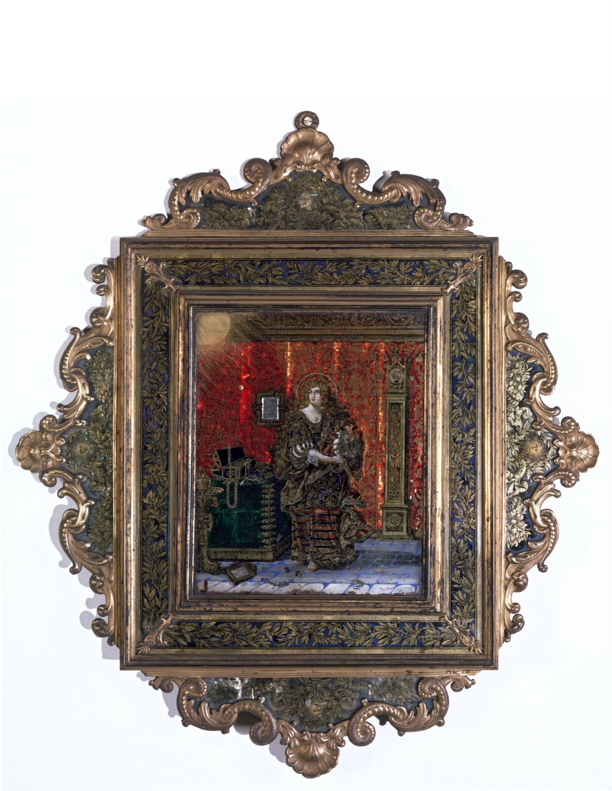 Painting on glass, 1660-75