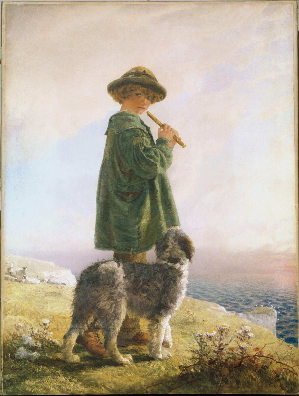 The Piping Shepherd, Alfred Fripp, 1870-1889