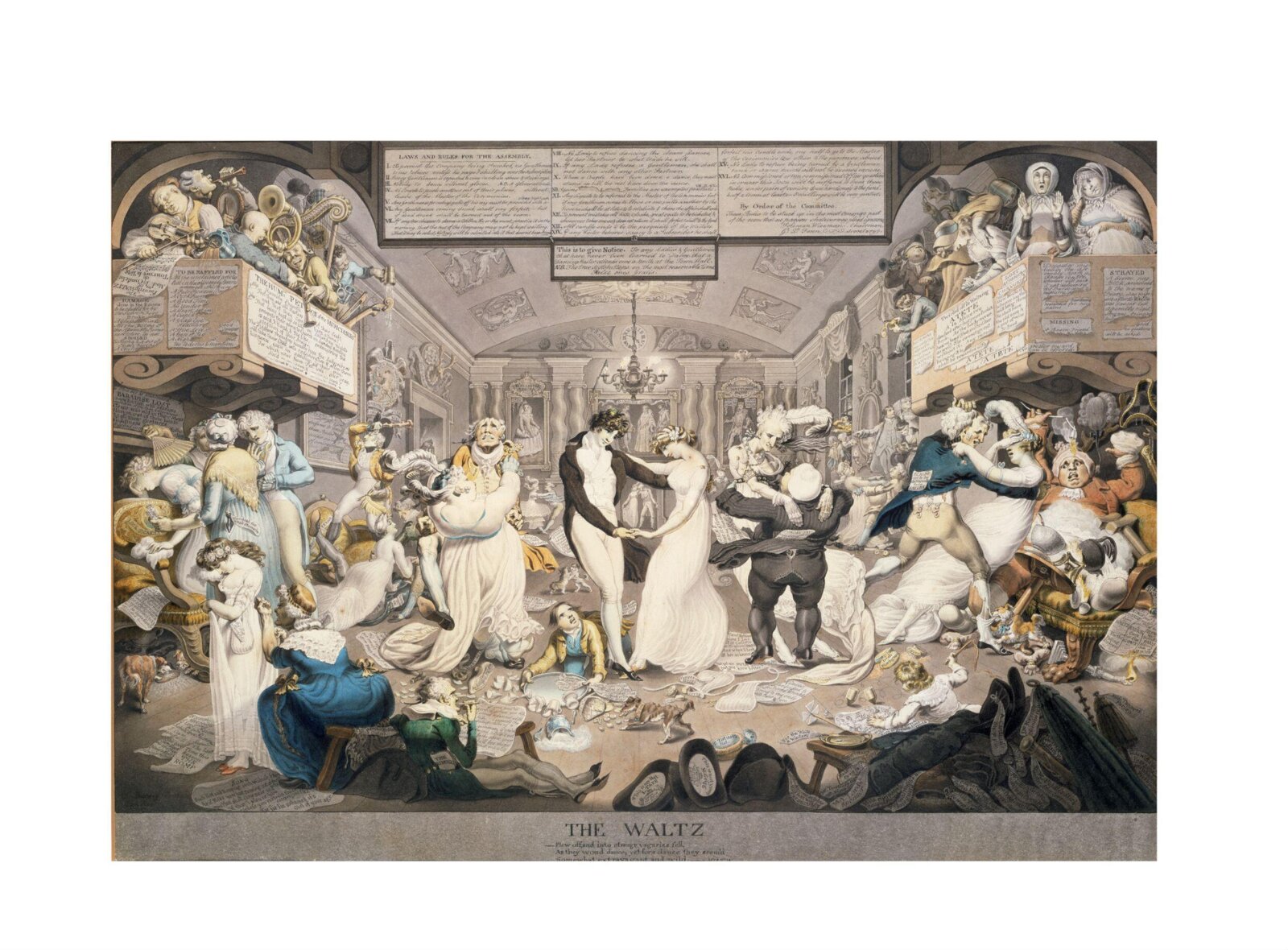 The Waltz, Burney, late 18th century - early 19th century