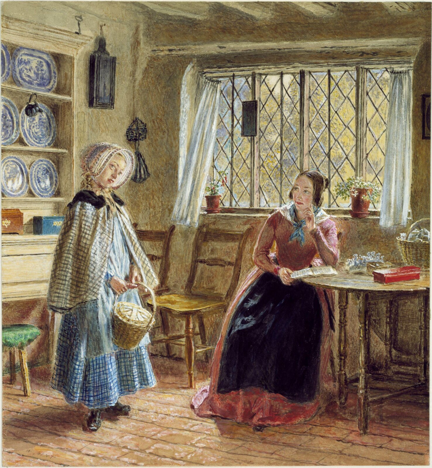 Hearing Lessons, William Henry Hunt, ca. 1842