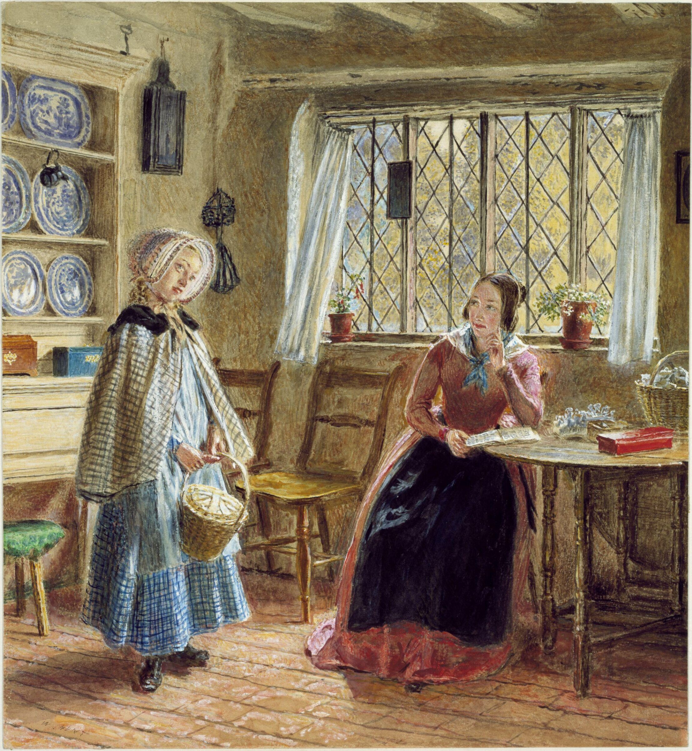 Hearing Lessons, William Henry Hunt, ca. 1842