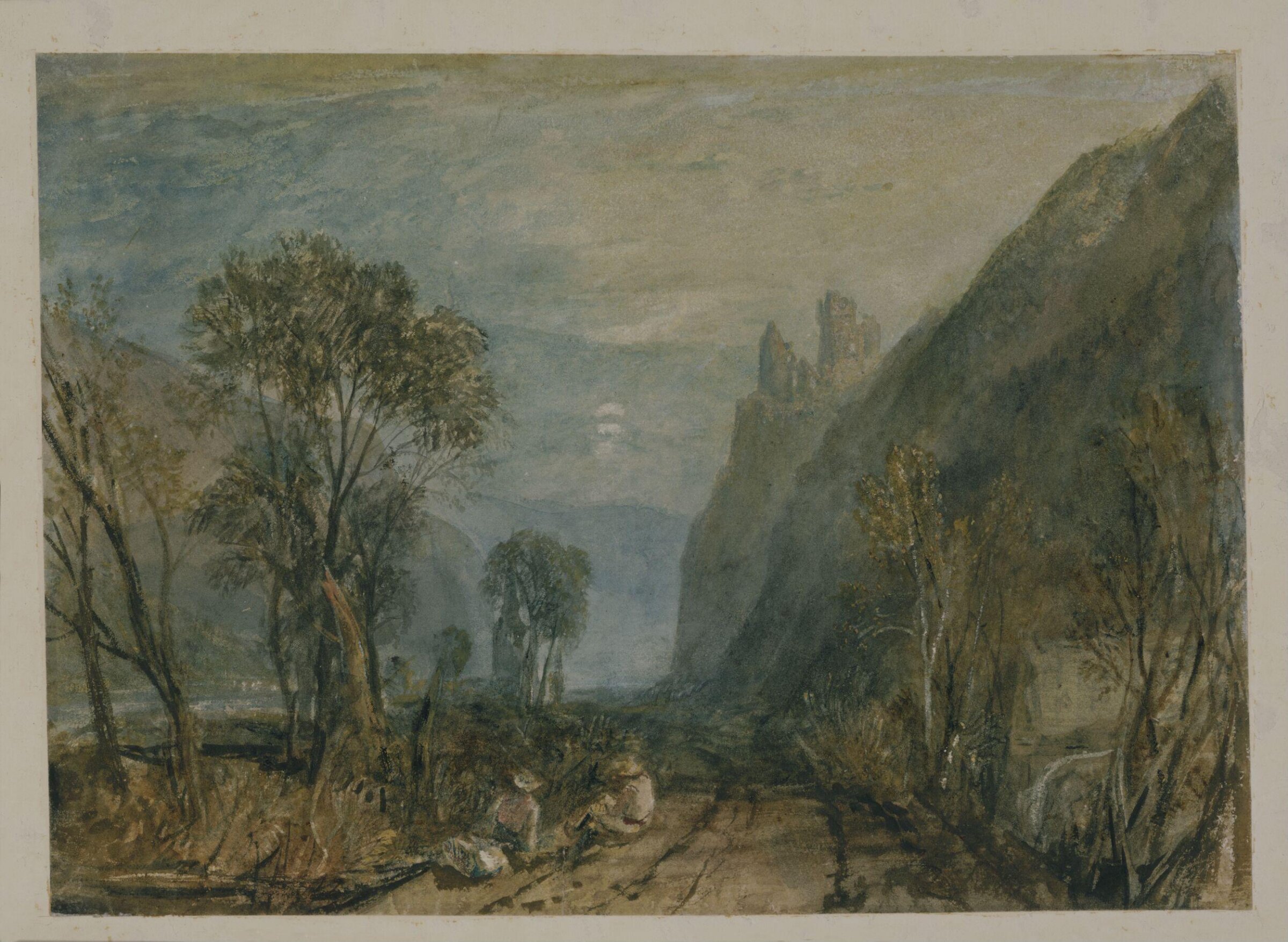 View on the Rhine, Turner, 1817