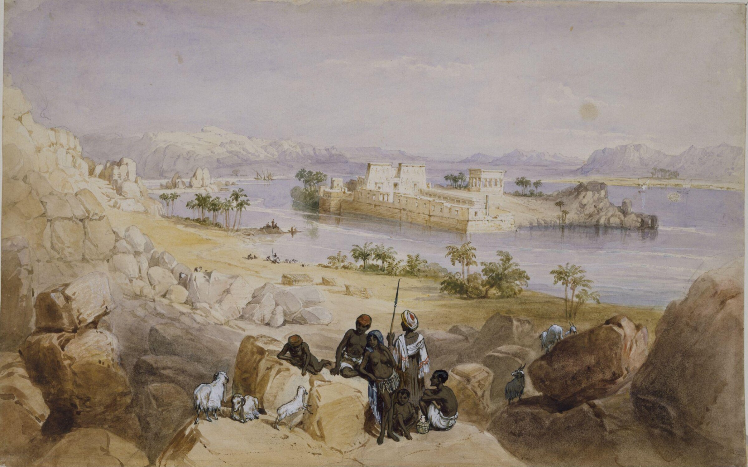 The Island of Philae, William Henry Bartlett, 1830-1854