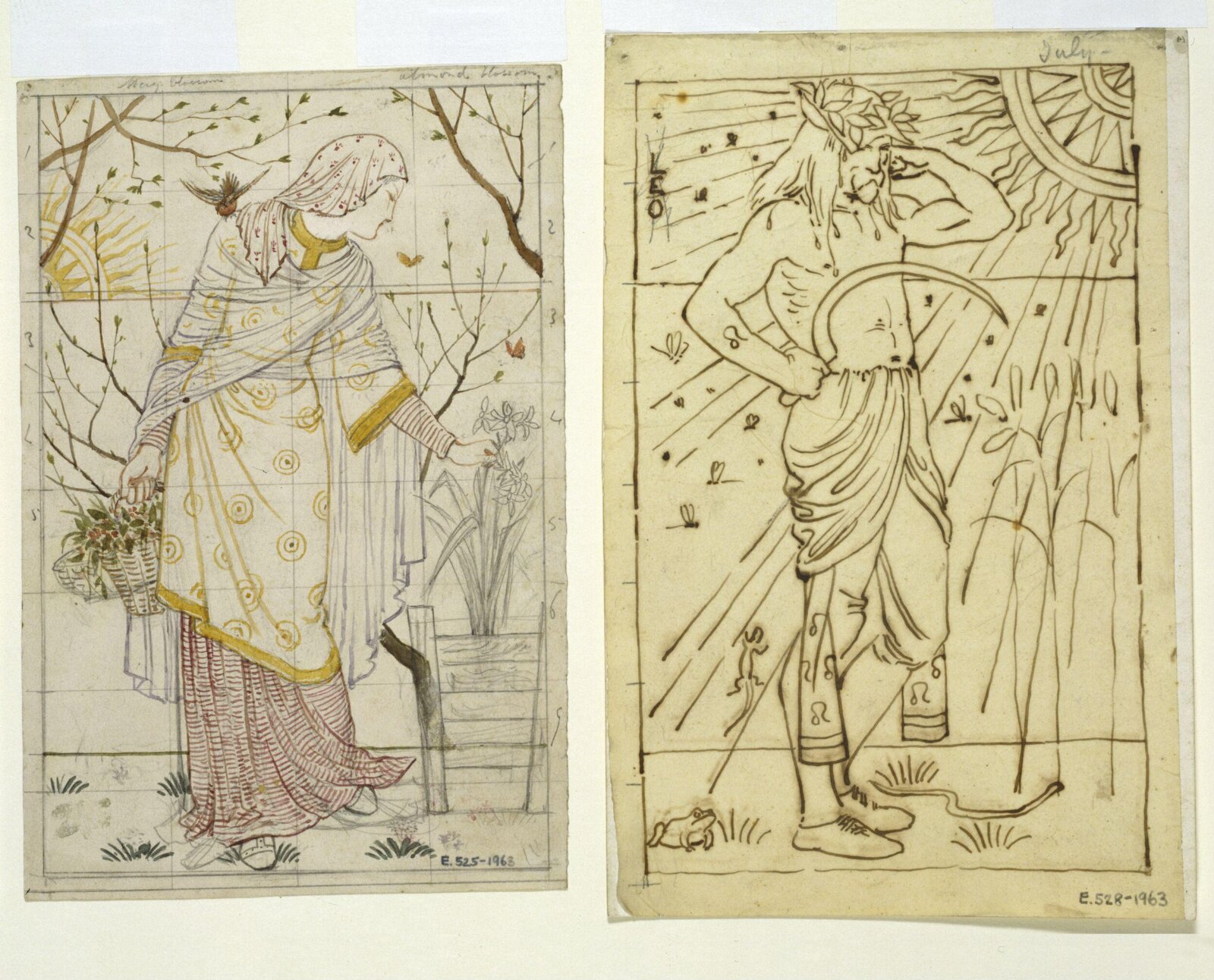 Drawing, Edward William Godwin, 1880