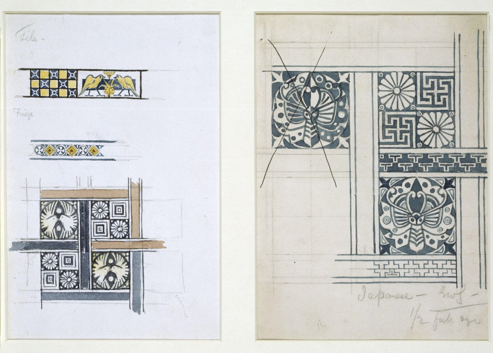 Drawing, Edward William Godwin, late 19th century