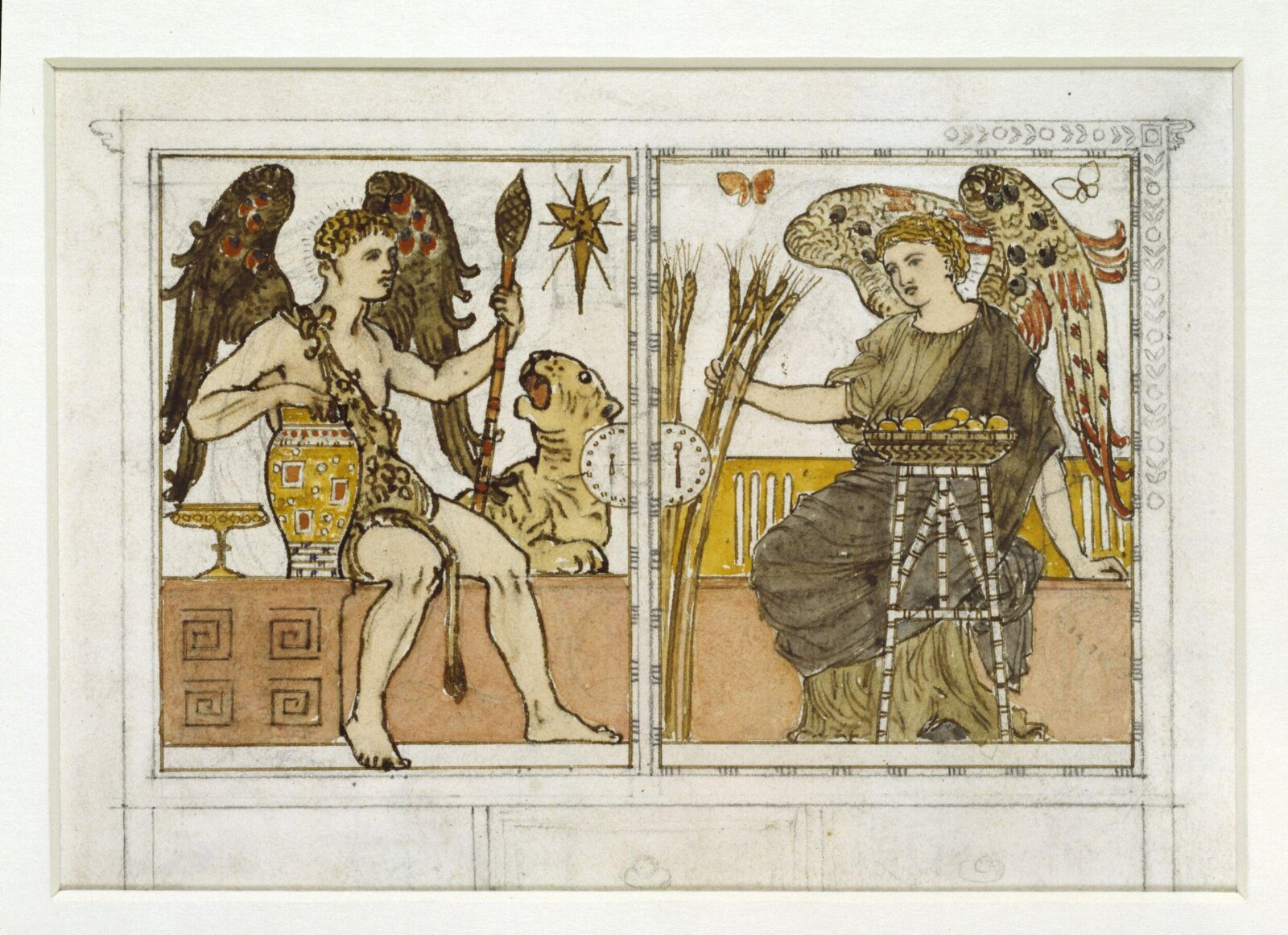 Drawing, Edward William Godwin, 19th century