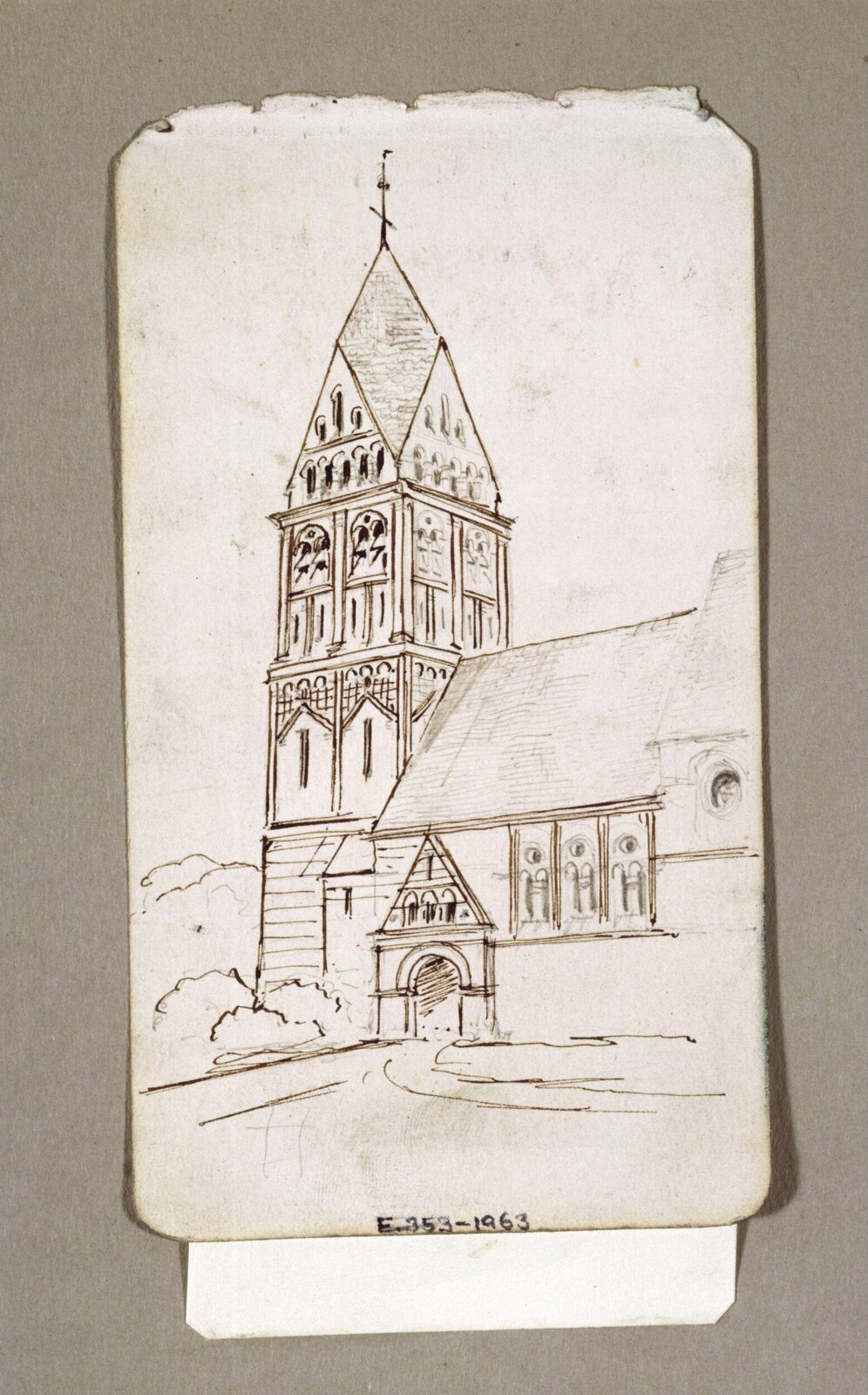 Drawing, Edward William Godwin, ca.1862