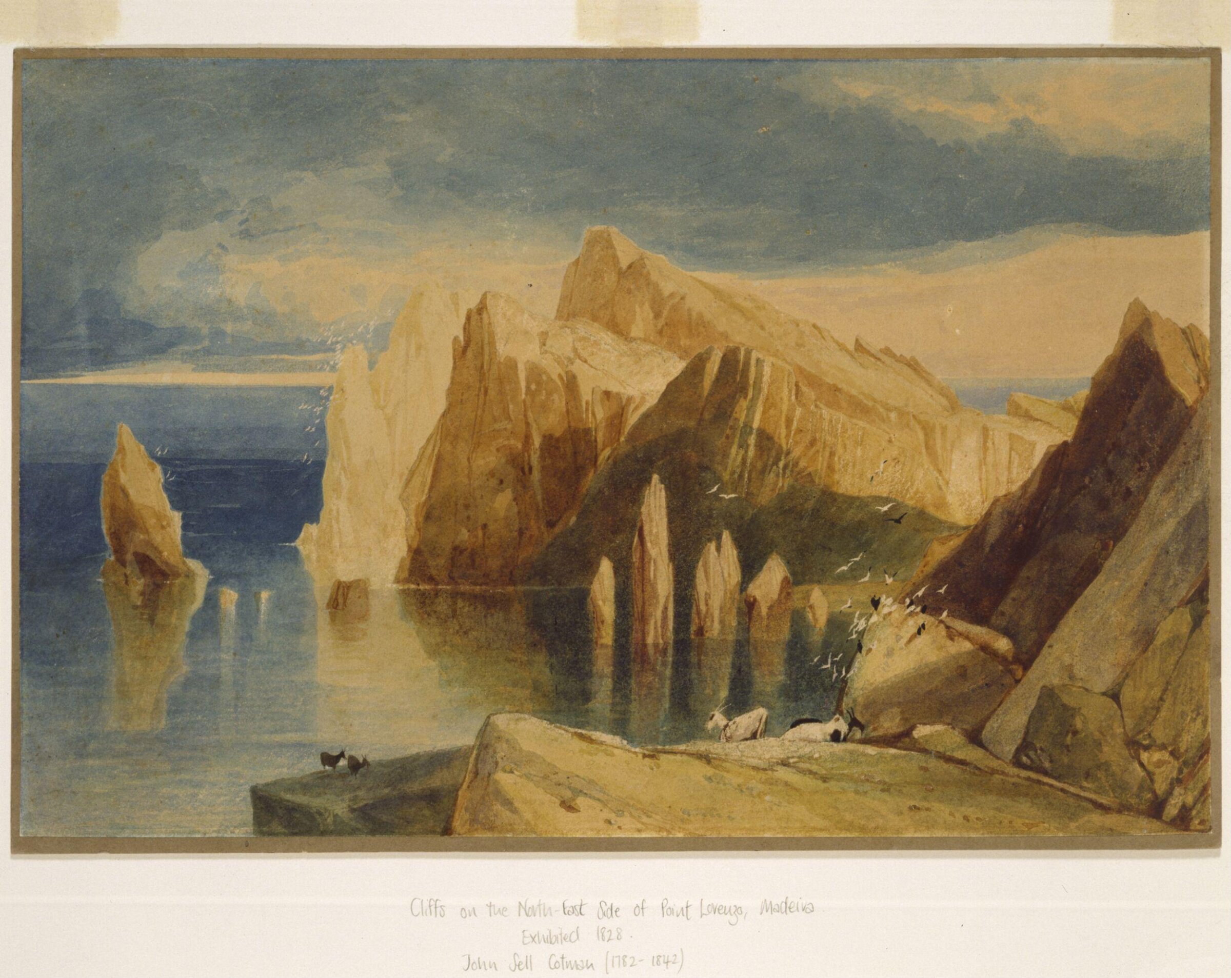 Cliffs on the North-East side of Point Lorenzo, Madeira, Джон Селл Котман, ок. 1800–1840