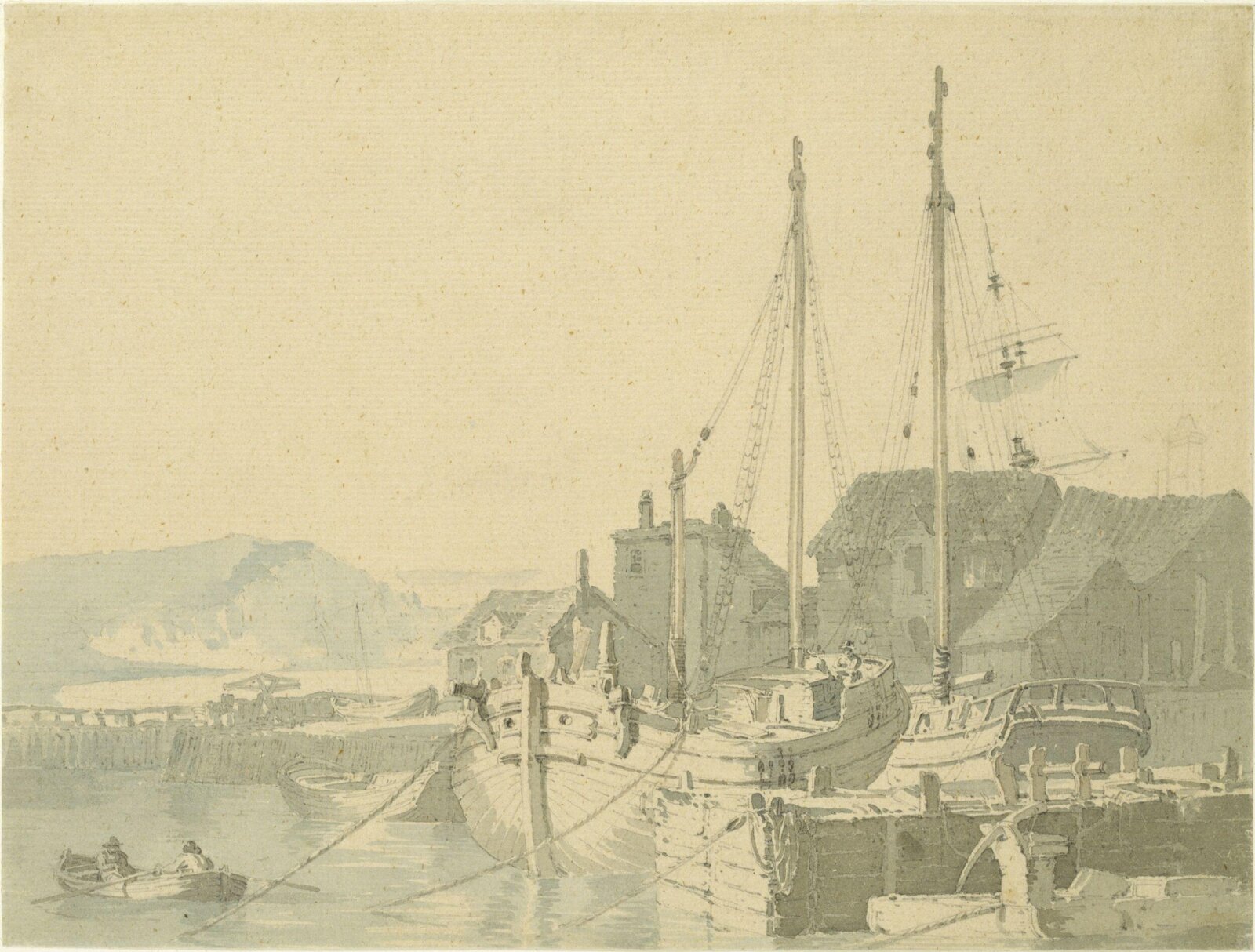 Dover Harbour, Girtin, 1790-1802